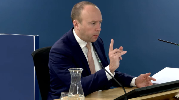 Disgraced Matt Hancock is booed at Covid inquiry as he denies painting a &#x27;rosy&#x27; picture of NHS Covid meltdown... and renews feud with Dominic Cummings